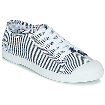 Schuhe Damen Sneaker Low Le Temps des Cerises BASIC 02 Blau / Weiß