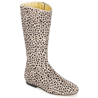 Schuhe Damen Klassische Stiefel French Sole PATCH Leopard