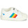 Schuhe Kinder Sneaker Low Gola COASTER RAINBOW VELCRO Weiß