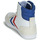 Chaussures Baskets montantes hummel TEN STAR HIGH CANVAS Blanc / Bleu / Rouge