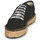 Schuhe Damen Leinen-Pantoletten mit gefloch Love Moschino JA10263G07 Schwarz