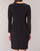 Vêtements Femme Robes courtes Lauren Ralph Lauren SEQUINED YOKE JERSEY DRESS Noir