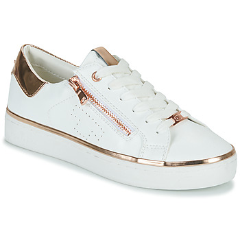 Schuhe Damen Sneaker Low Tom Tailor 6992603-WHITE Weiß / Golden