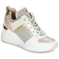 Schuhe Damen Sneaker High MICHAEL Michael Kors GEORGIE Weiß / Golden
