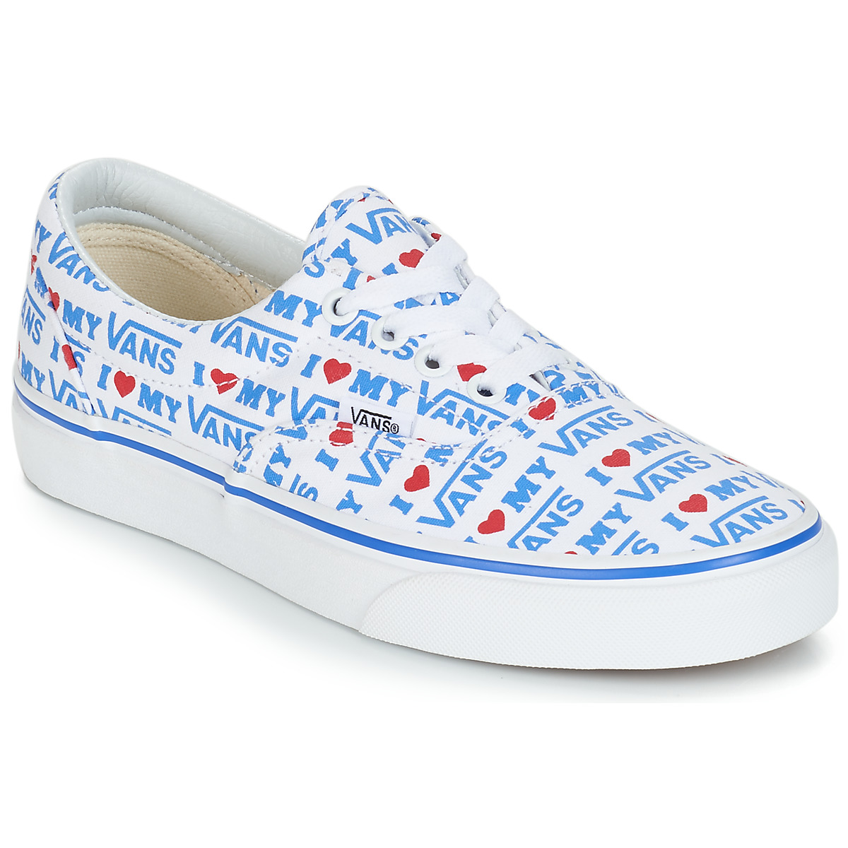 Schuhe Damen Sneaker Low Vans ERA Weiß / Blau