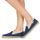 Schuhe Damen Leinen-Pantoletten mit gefloch Banana Moon OZZIE Blau