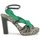 Schuhe Damen Sandalen / Sandaletten Michel Perry 12709 SmaragdgrÜn