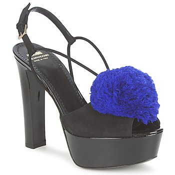 Schuhe Damen Sandalen / Sandaletten Moschino Cheap & CHIC CA1608 Ooc-schwarz-blau
