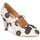 Chaussures Femme Escarpins Maloles CLARITA Blanc / Noir