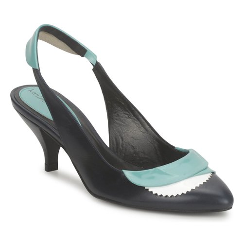 Chaussures Femme Sandales et Nu-pieds Karine Arabian LILA Encre / Blanc / Turquoise