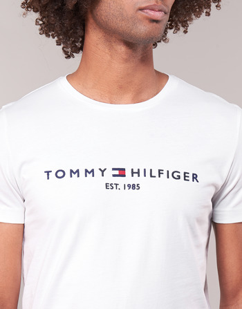 Tommy Hilfiger TOMMY FLAG HILFIGER TEE Bianco