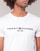Abbigliamento Uomo T-shirt maniche corte Tommy Hilfiger TOMMY FLAG HILFIGER TEE Bianco