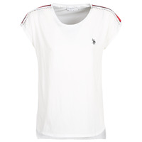 Kleidung Damen T-Shirts U.S Polo Assn. JEWELL TEE SS Weiß