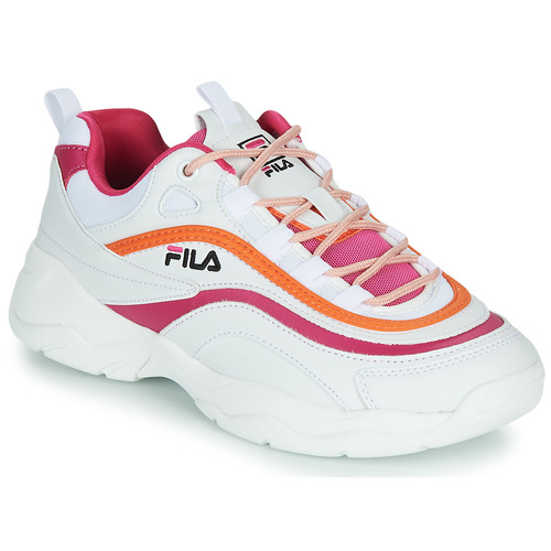 Schuhe Damen Sneaker Low Fila RAY CB LOW WMN Weiß / Orange