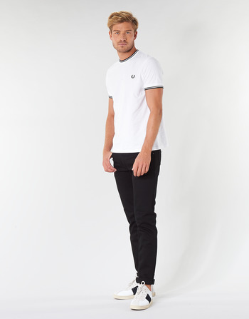 Fred Perry TWIN TIPPED T-SHIRT Weiß