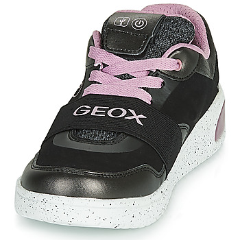 Geox J XLED GIRL Nero / Rosa