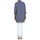 Abbigliamento Donna Cappotti See U Soon RIFFLE Blu / Bianco
