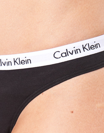 Calvin Klein Jeans CAROUSEL THONG X 3 Noir