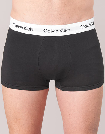 Calvin Klein Jeans COTTON STRECH LOW RISE TRUNK X 3 Schwarz