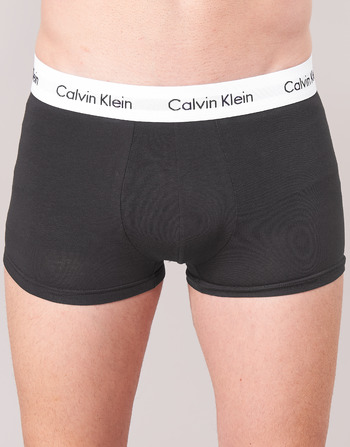 Calvin Klein Jeans COTTON STRECH LOW RISE TRUNK X 3 Noir / Blanc / Gris Chiné