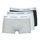 Unterwäsche Herren Boxer Calvin Klein Jeans COTTON STRECH LOW RISE TRUNK X 3 Weiß / Grau