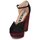 Chaussures Femme Escarpins Rochas SUEKID Noir / Bordeaux