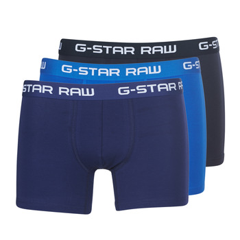 Unterwäsche Herren Boxer G-Star Raw CLASSIC TRUNK CLR 3 PACK Marineblau / Blau