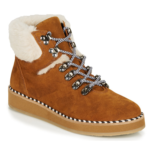Schuhe Damen Boots Ippon Vintage RIDE LAND Kamel