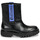Schuhe Herren Boots John Galliano 8560 Blau