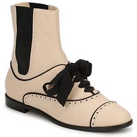Schuhe Damen Boots Moschino MA2103 Beige