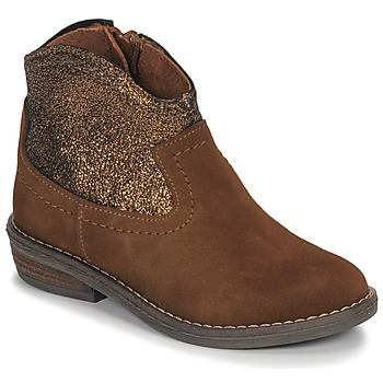 Chaussures Fille Boots André DOLLY Camel