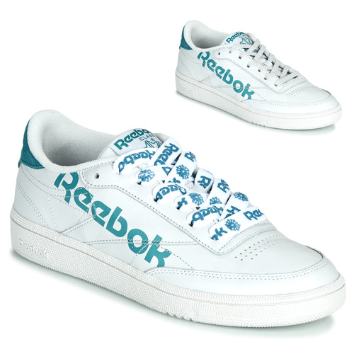 Reebok Classic CLUB C Damen - CHF Low Schuhe 86 Blau / Sneaker Weiß