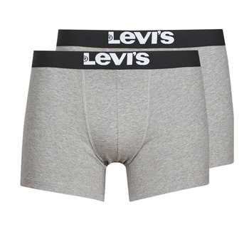 Sous-vêtements Homme Boxers Levi's MEN SOLID BASIC PACK X2 Gris
