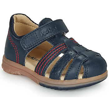 Schuhe Jungen Sandalen / Sandaletten Kickers PLATIBACK Marineblau