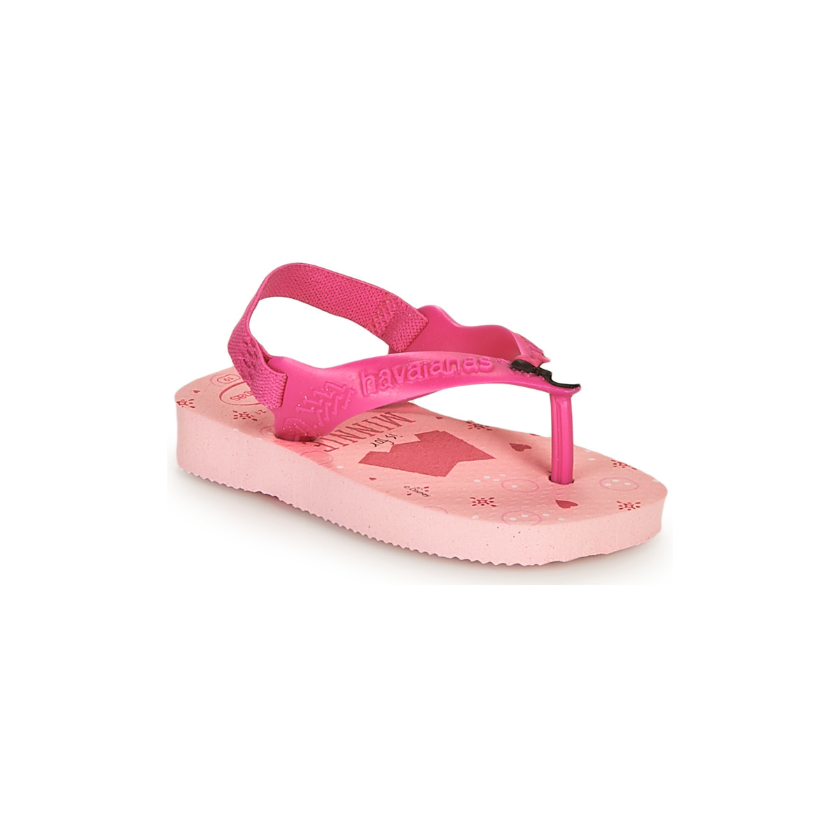 Chaussures Fille Tongs Havaianas BABY DISNEY CLASSICS II CRYSTAL ROSE