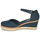 Schuhe Damen Sandalen / Sandaletten Tommy Hilfiger BASIC CLOSED TOE MID WEDGE Blau