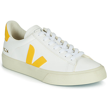 Schuhe Sneaker Low Veja CAMPO Weiß / Gelb