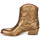Schuhe Damen Low Boots Fru.it COWGOLD Bronze