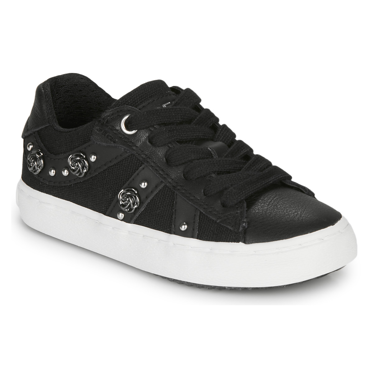 Chaussures Fille Baskets basses Geox J KILWI GIRL BLACK