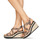 Chaussures Femme Sandales et Nu-pieds Geox D PONZA BLACK/BISCUIT