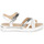 Chaussures Femme Sandales et Nu-pieds Geox D SANDAL HIVER SILVER/WHITE