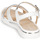 Chaussures Femme Sandales et Nu-pieds Geox D SANDAL HIVER SILVER/WHITE