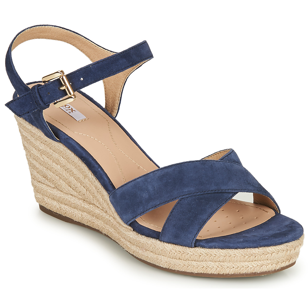 Schuhe Damen Sandalen / Sandaletten Geox D SOLEIL Blau
