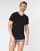 Vêtements Homme T-shirts manches courtes Athena T SHIRT COL V Noir