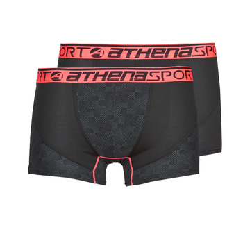 Sous-vêtements Homme Boxers Athena RUNNING Noir / Bicolore