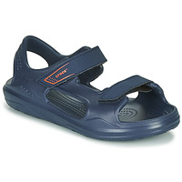 Schuhe Kinder Sandalen / Sandaletten Crocs SWIFTWATER EXPEDITION SANDAL K Marineblau