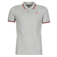 Vêtements Homme Polos manches courtes Kappa ESMO GREY COLD MEL/BLACK/RED