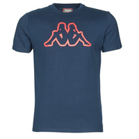 Vêtements Homme T-shirts manches courtes Kappa CROMEN SLIM BLUE NAVY/RED