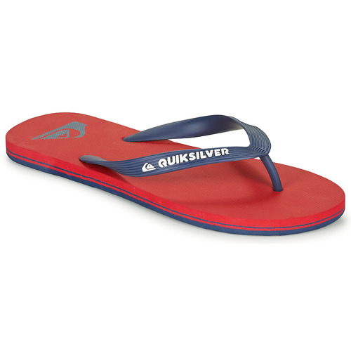 Chaussures Homme Tongs Quiksilver MOLOKAI Rouge / Navy