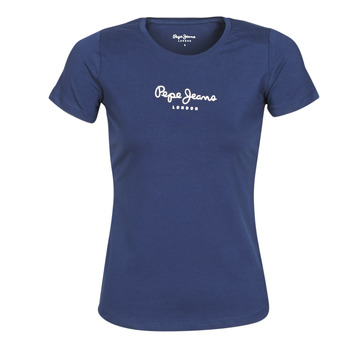 Kleidung Damen T-Shirts Pepe jeans NEW VIRGINIA Marineblau